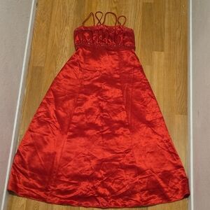 Elegant Red Kids Formal Dress